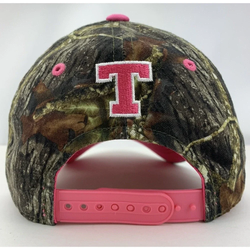 Texas Longhorns Camo Hat Ladies Pink OSFA Captivating Baseball Cap Mossy Oak